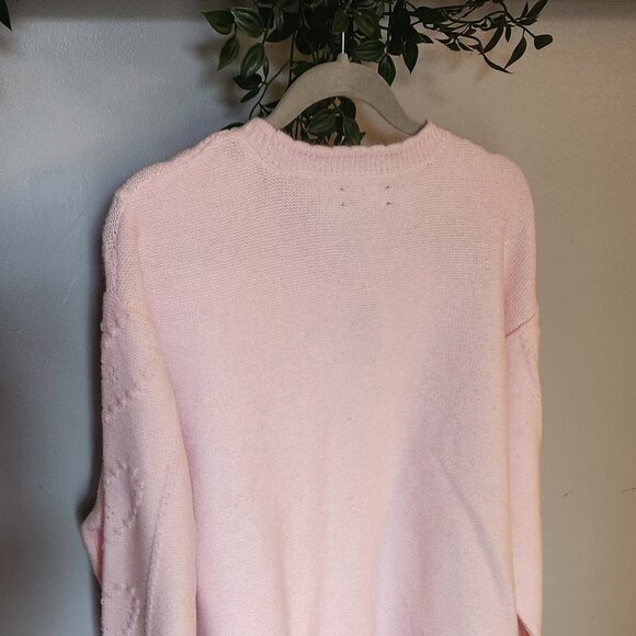 Adorable Heavy Knit Hearts Sweater - Picture 2 of 6